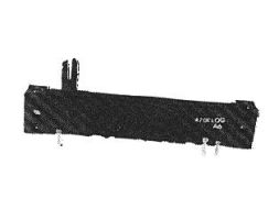 [H33974] Skydepotmeter - 220kOhm log. stereo (længde: 88mm)