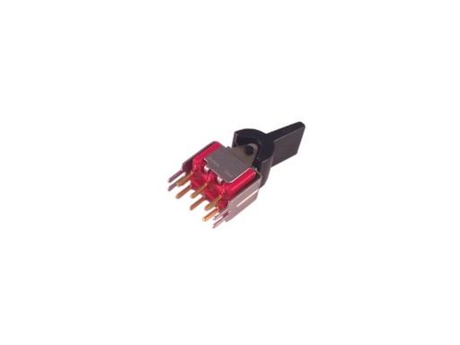 [H35842] Vippekontakt - 2P ON-ON, paddle, til print