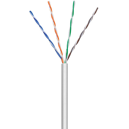 [5045305] Datakabel UTP CAT5E, grå, CCA 4x2x0,24 - 305 m.