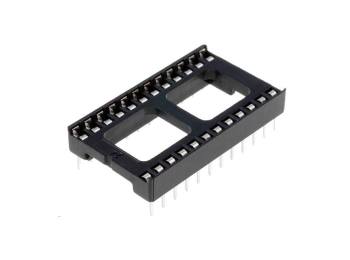 [H57033] 24 ben IC-sokkel 600MIL (dobbelsidet kontaktflade)