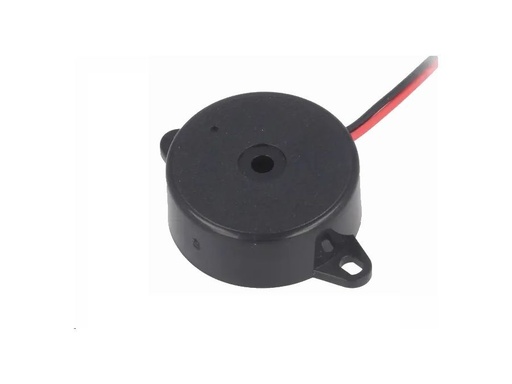 [H57291] Piezo Lydgiver - 1,5-30Vdc 12mA, 80dB, ledning