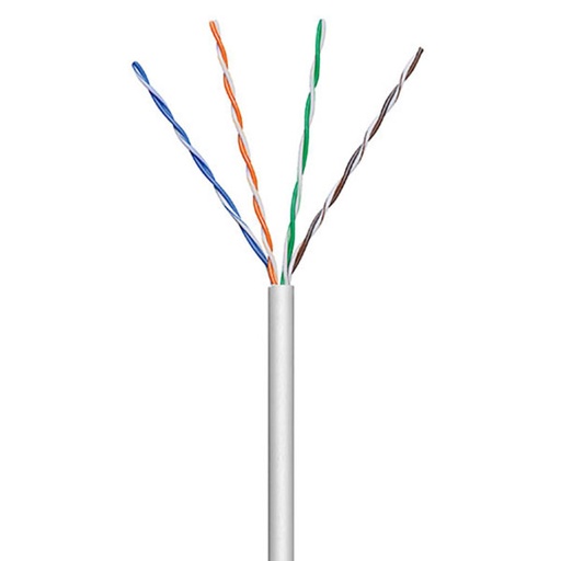 [5054100] Installationskabel (stiv), UTP CAT6, grå - 100 m