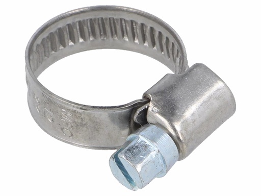 [H53890] Slange-spændebånd - Ø12-22mm, B9mm, Stål