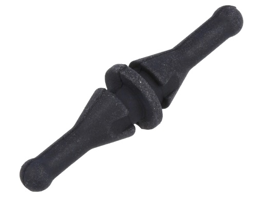 [H59095] Gummi fastgørelse til blæser - Ø5mm, Sort