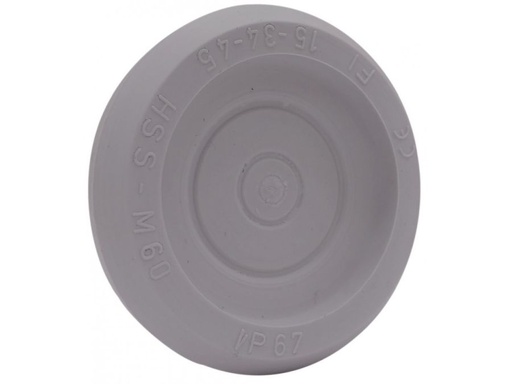 [H58292] TPE kabelgennemføring - Ø15-45mm, IP67, Grå (M60 hul)