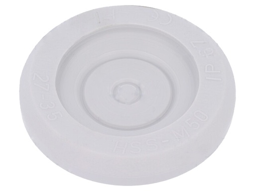 [H58295] TPE kabelgennemføring - Ø27-35mm, IP67, Grå (M50mm hul)