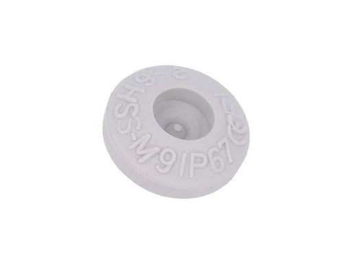[H58266] TPE kabelgennemføring - Ø2-7mm, IP67, Grå (M9 hul)