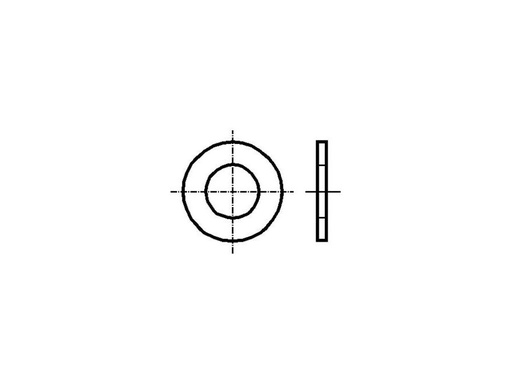[H58138] Spændeskive - Stål, M9, Ø13,9mm (25 stk.)