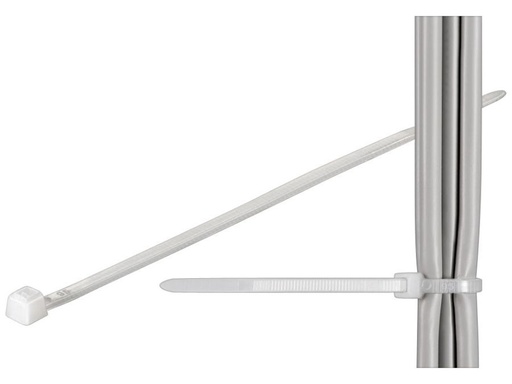 [H45127] Kabelstrips - 4,8x368mm, Neutral (100 stk.)