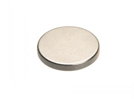 [H45857] Magnet, neodynium - Cyl. N35 Ni Ø10x1,5mm (5 stk.)