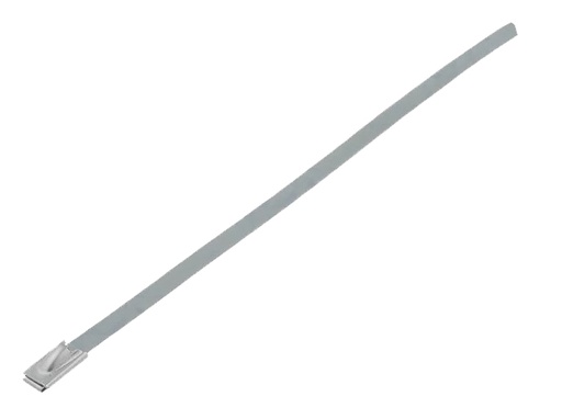 [H61225] Rustfri stål kabelbinder - 4,5x360mm, m. kuglelås (AISI 316)