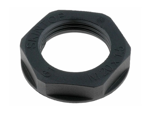 [H60239] Plastmøtrik - M16, Sort