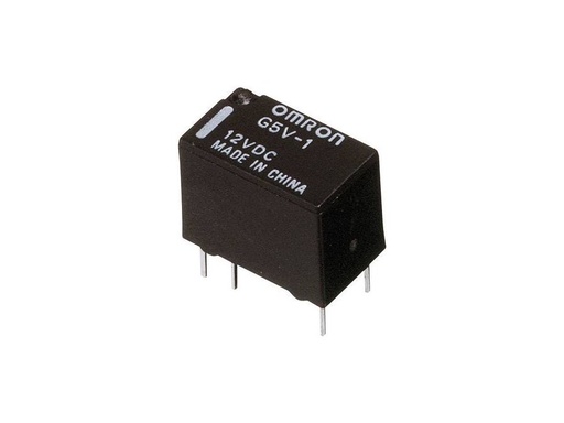 [H59310] Miniature relæ - 12VDC 1A, 1 x skifte (SPDT), 6-ben (2,54mm)