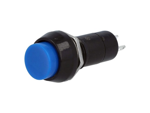 [H59735] Miniature trykkontakt - OFF-ON 1A / 250Vac, Blå