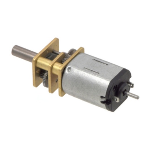 [H63059] DC motor m. gearboks - 6V, 298:1, 100 rpm (D-aksel)