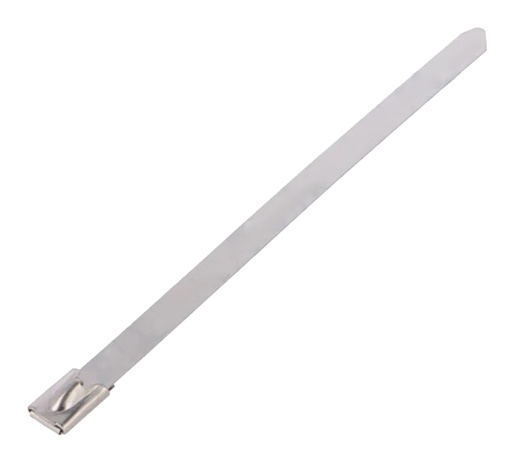 [H63110] Rustfri stål kabelbinder - 7,9x520mm, m. kuglelås, AISI 316