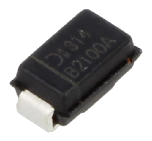 [H62738] B2100A-13-F SCHOTTKY Ensretterdiode - 100V 2A (SMA)