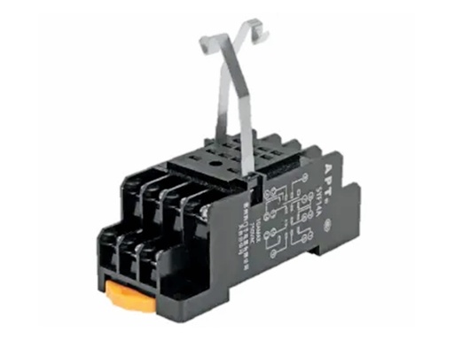 [H62533] DIN-skinne relæsokkel - Til 14-ben relæer (MY4-serien)