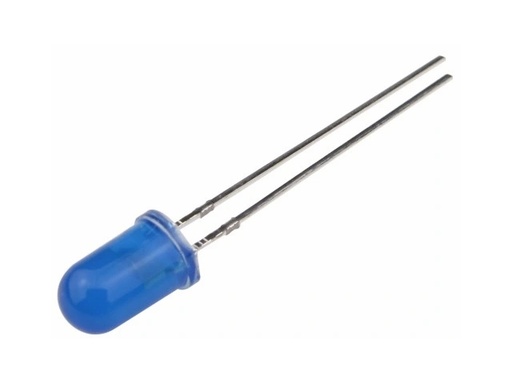 [H62492] 5mm LED - Selvblinkende BLÅ diffus, 3-5V (500mcd 60°)