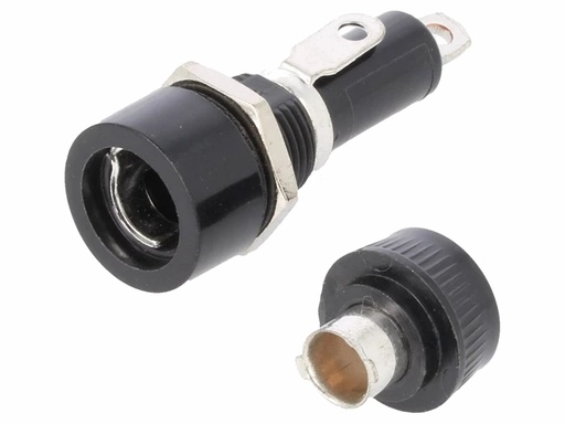 [H61811] Sikringsholder - Ø6,3x32mm, til kabinet (maks. 30A)