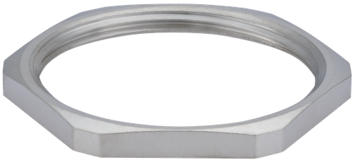 [H61882] Møtrik, sekskantet - M50, Forniklet messing (1 stk.)