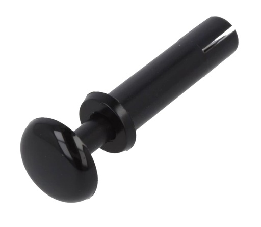[H61972] Plastnitte (til blæsermont.) - L15,5mm Ø4mm, Sort