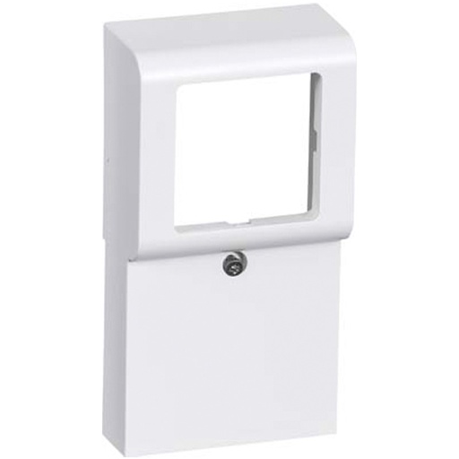 [1017043664] Dæksel for panelunderlag softline 1 modul hvid
