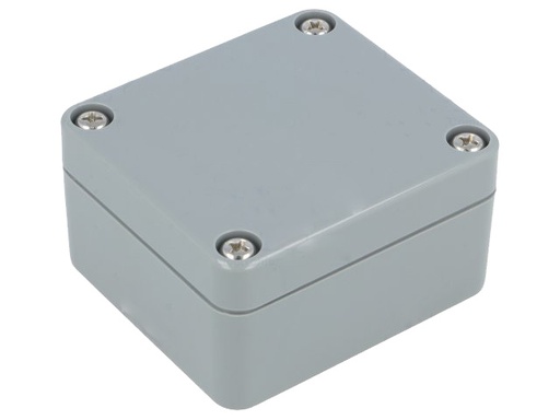 [H16228] G302 plastkabinet - Mørkegrå, IP65 (58x64x35mm)