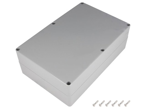 [H16237] G353 plastkabinet - Mørkegrå, IP65 (146x222x75mm)