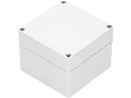 [H16247] G387 plastkabinet - Mørkegrå, IP65 (120x120x90mm)