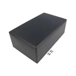 [H57301] G1037B plastkabinet - Sort (189x113x66,6mm)