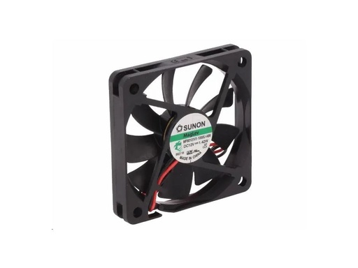 [H16425] DC blæser - 60x60x10mm 12Vdc / 1,3W Vapo, 2 ledn.