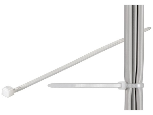 [H45120] Kabelstrips - 3,5x292mm, Neutral (100 stk.)