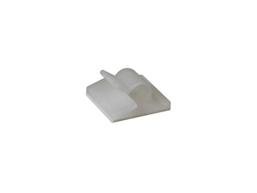 [H17103] Selvklæbende kabelholder - 5,8 x 6,5mm hul (10 stk.)