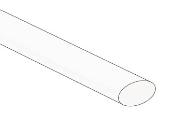 [H16841] Krympeflex 2:1 - 9,5mm HVID (1,2m)
