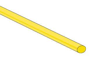 [H16823] Krympeflex 2:1 - Ø3,2mm GUL (1,2m)
