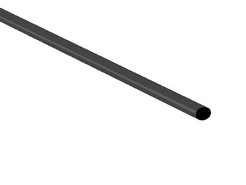 [H16809] Krympeflex 2:1 - Ø2,4mm SORT (1,2m)