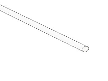 [H16813] Krympeflex 2:1 - Ø2,4mm HVID (1,2m)
