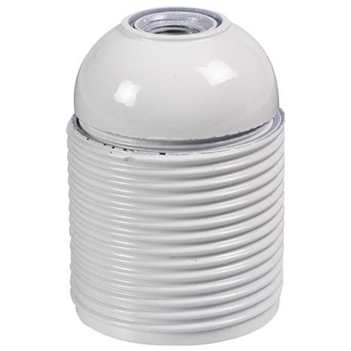 [5449501013] Fatning E27 m. udvendig gevind hvid