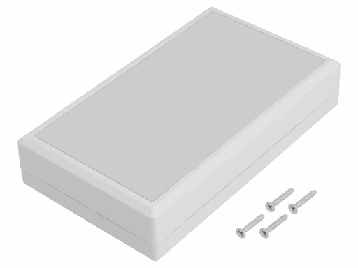 [H60536] TENCLOS ABS kabinet m alu. panel - Grå (145x85x31mm)