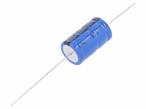 [H11746] 1000uF / 63V vandret elektrolyt, Ø18x30mm (85°C)