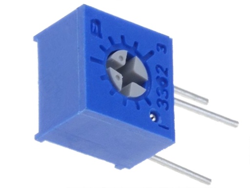 [H13380] Single-turn trimmepotmeter - 7mm vert. 100ohm, 0,5W (±10%)