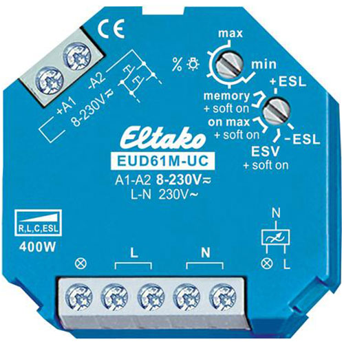 [5467502748] Eltako Kip Relæ m. Dæmp 8-230VUC (R, L, C)