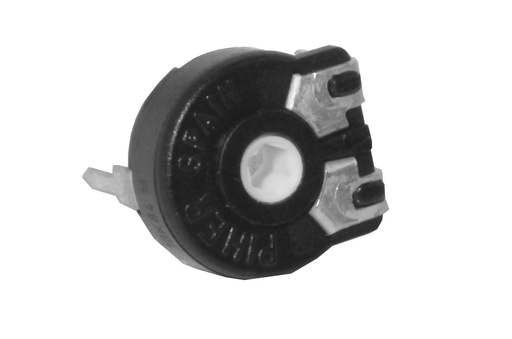 [H13610] Vandret trimmepotmeter - 10kOhm, lille 10mm, spindel