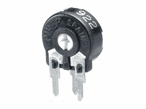 [H13649] Lodret trimmepotmeter - 100kOhm, lille 10mm, skruetrækker