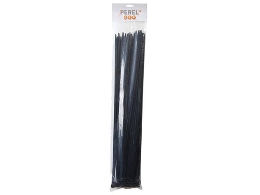 [H42670] Kabelstrips - 9x610mm, Sort (50 stk.)