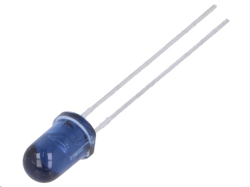[H14656] 5mm IR LED - Rund, Transparent Blå, 940nm, 30mW (20°)