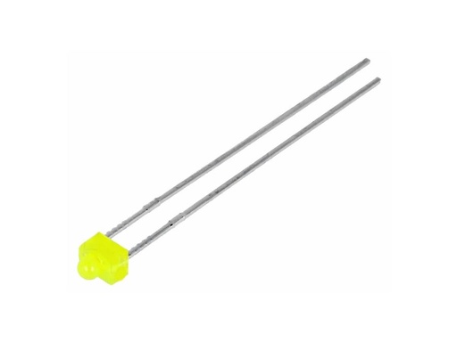 [H14603] 1,8mm LED - Rund, GUL diffus (8mcd, 70°)