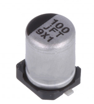 [H56761] SMD elektrolytkondensator - 100uF / 6,3V, B hus (FT)