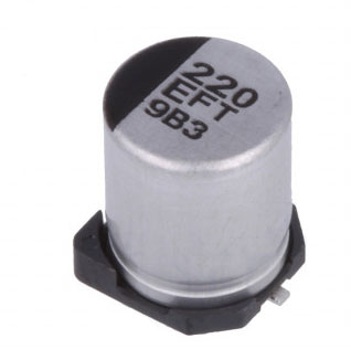 [H56767] SMD elektrolytkondensator - 220uF / 25V, D8 hus (FT)